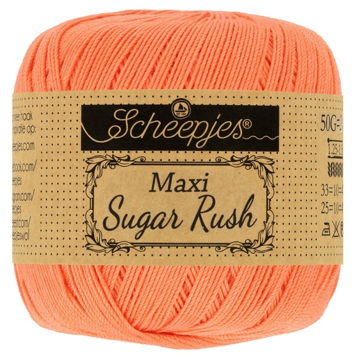 [1694-410] Scheepjes Maxi Sugar Rush 50g - 410 Rich Coral