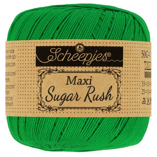 [1694-606] Scheepjes Maxi Sugar Rush 50g - 606 Grass Green