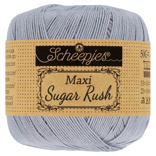 [1694-618] Scheepjes Maxi Sugar Rush 50g - 618 Silver
