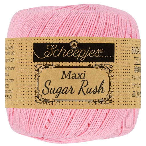 [1694-749] Scheepjes Maxi Sugar Rush 50g - 749 Pink