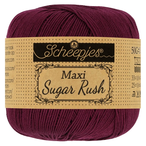 [1694-750] Scheepjes Maxi Sugar Rush 50g - 750 Bordeau
