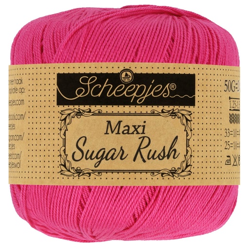[1694-786] Scheepjes Maxi Sugar Rush 50g - 786 Fuchsia