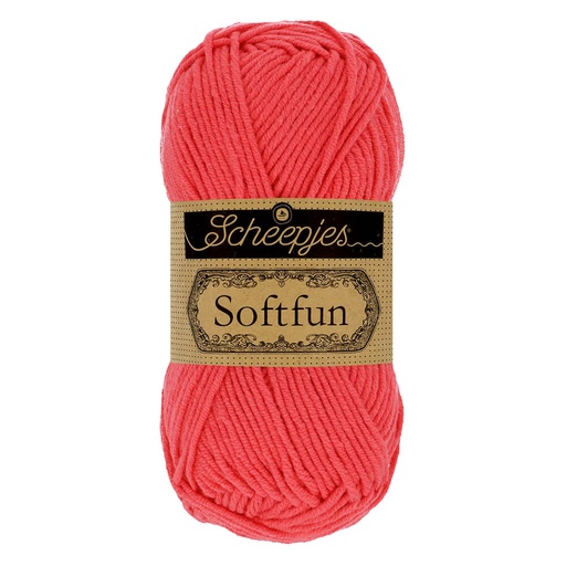 [1592-2607] Scheepjes Softfun 50g - 2607 Coral