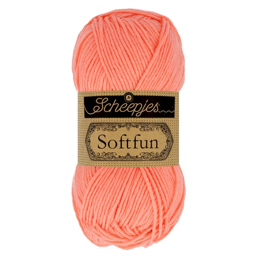 [1592-2636] Scheepjes Softfun 50g - 2636 Soft Coral