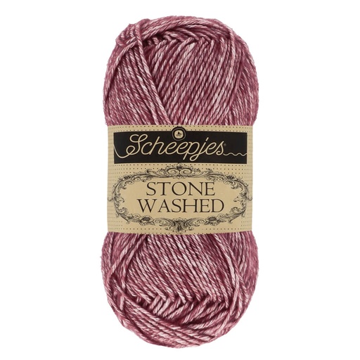 [1664-810] Scheepjes Stone Washed 50g - 810 Garnet