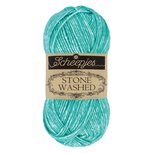 [1664-824] Scheepjes Stone Washed 50g - 824 Turquoise