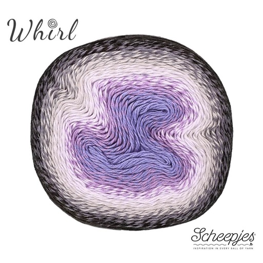 [1698-786] Scheepjes Whirl 1000m - 786 Dark Grape Squish