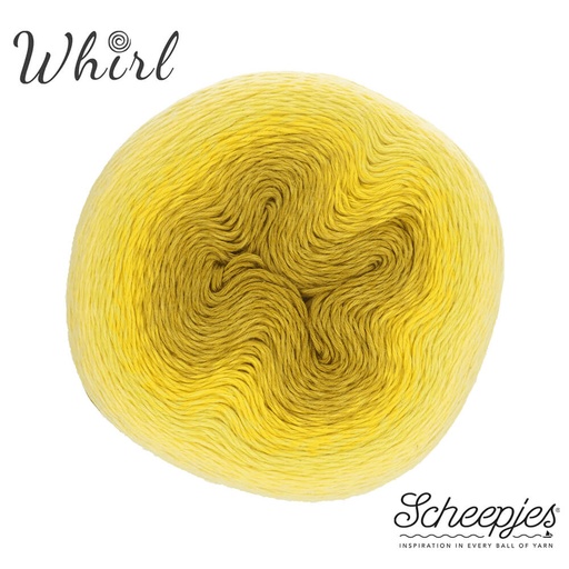 [1698-551] Scheepjes Whirl 1x1000m - 551 Daffodil Dolally