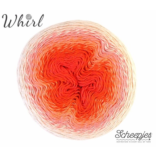 [1698-757] Scheepjes Whirl 1x1000m - 757 Strawberries & Scream