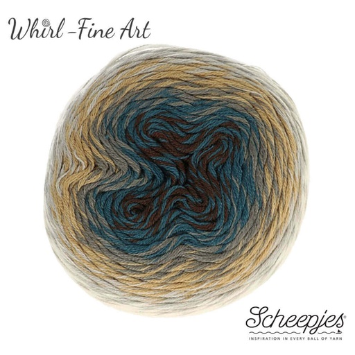[1729-654] Scheepjes Whirl-Fine Art 220g - 654 Cubism