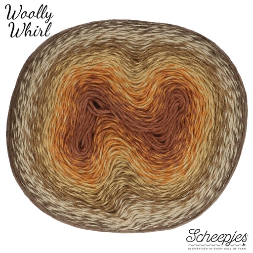 [1713-471] Scheepjes Woolly Whirl 1000m - 471 Chocolate Vermicelli