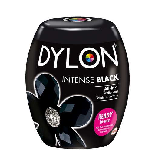 [DY17009P-07] Dylon Pods Textielverf Machinewas Intense Black - 3st - 07