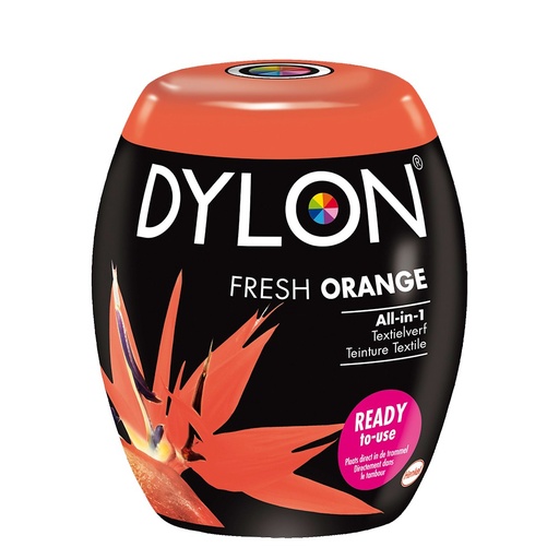 [DY17009P-14] Dylon Pods Textielverf Machinewas Fresh Orange - 3st - 14