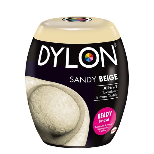 [DY17009P-17] Dylon Pods Textielverf Machinewas Sandy Beige - 3st - 17