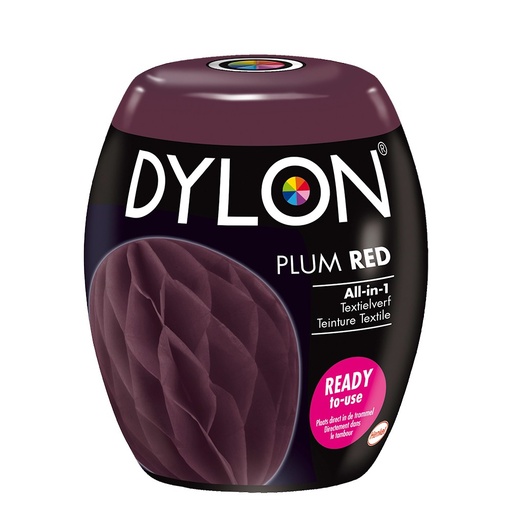 [DY17009P-19] Dylon Pods Textielverf Machinewas Plum Red - 3st - 19