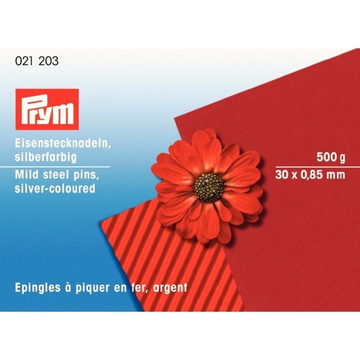 [21203] Prym Kopspelden ijzer 0.830mm zilver - 500g