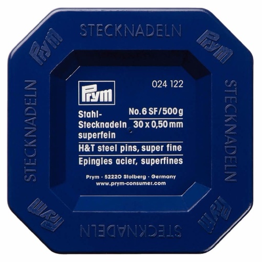 [24122] Prym Kopspelden staal 0.50x30mm zilver - 500g