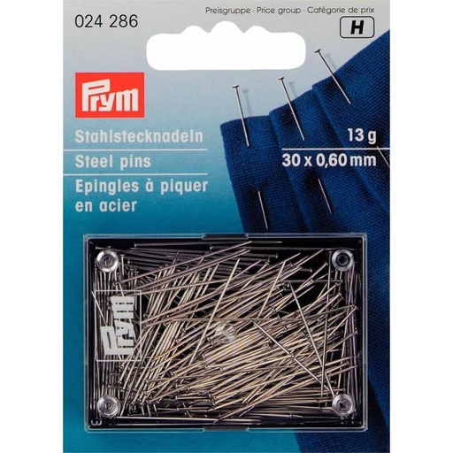 [24286] Prym Spelden staal 0.60x30mm zilver 