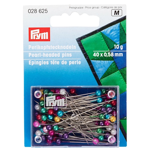 [28625] Prym Parelkopspelden staal assortiment 0.58x40mm 