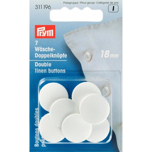 [311196] Prym Slopen knopen 18mm - 7st