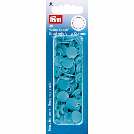 [393146] Prym Drukknopen 12,4mm turquoise - 30st