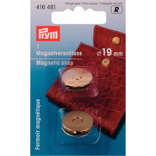 [416481] Prym Magneetsluiting 19mm goud - 