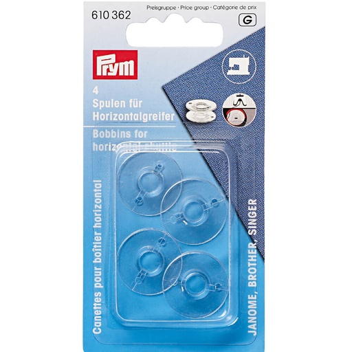 [610362] Prym Naaimachinespoelen kunststof 20.5mm - 4st