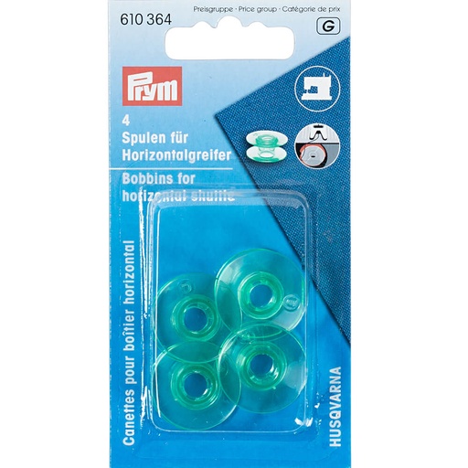 [610364] Prym Naaimachinespoelen kunststof 21.6mm - 4st