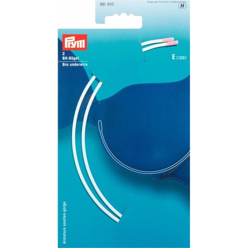 [991810] Prym BH-beugels E120 wit - 3x2st