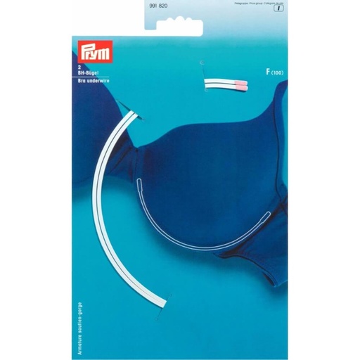 [991820] Prym BH-beugels F100 wit - 3x2st