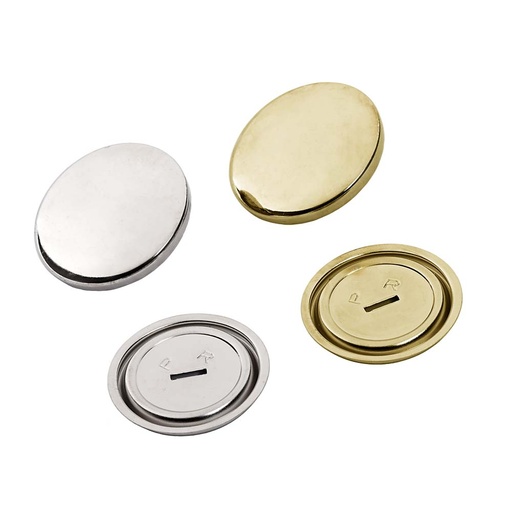 [323118] Prym Stofknopen zonder matrijs 11mm zilver/goud - 100st