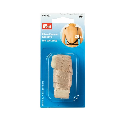 [991963] Prym BH-bretellen rugvrij 20mm beige - 