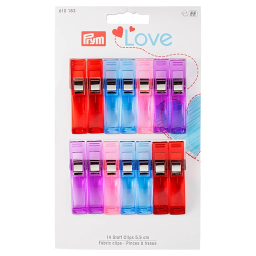 [610183] Prym Love stof clips 5,5cm - 14st