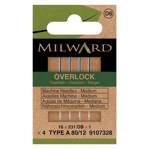 [MG9107328] Milward Machinenaalden overlock type A 16x231 - 4st