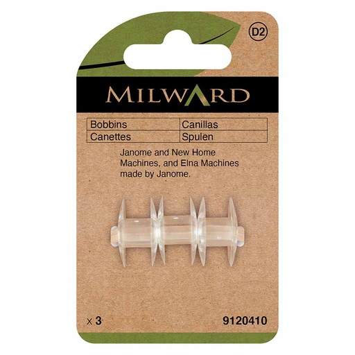 [MG9120410] Milward Naaimachinespoelen Janome kunststof 11,5mm - 3st