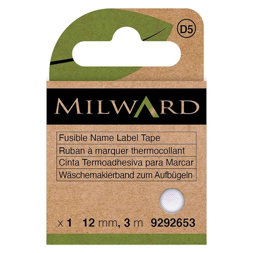 [MG9292653] Milward Labelband opstrijkbaar 12mm - 3m