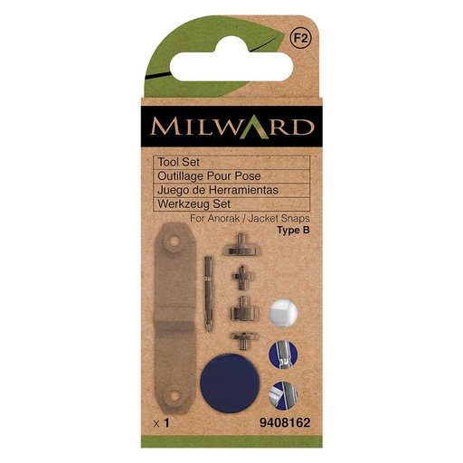 [MG9408162] Milward Gereedschapsset voor Anorak drukknopen - 5st