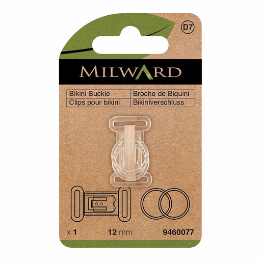 [MG9460077] Milward Bikinisluiting 12mm transparant - 5st