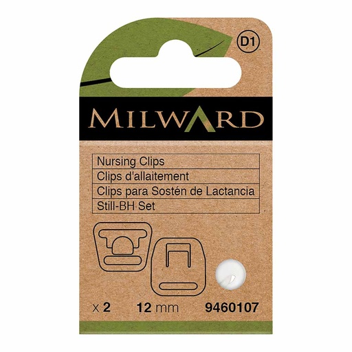 [MG9460107] Milward Voedingsclip voor BH 12mm wit - 2st