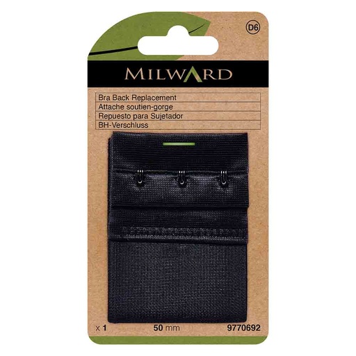 [MG9770692] Milward BH-sluiting 38mm 2 haken wit - 5st