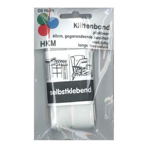 [10203-0-009] Klittenband plakbaar 60cm - 009 - 5st