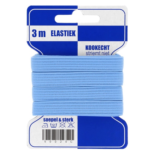 [50020C-259] Blauwe kaart elastiek 10mm3m - 259