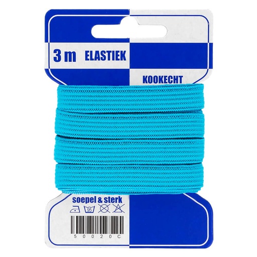 [50020C-298] Blauwe kaart elastiek 10mm3m - 298