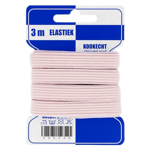 [50020C-849] Blauwe kaart elastiek 10mm3m - 849