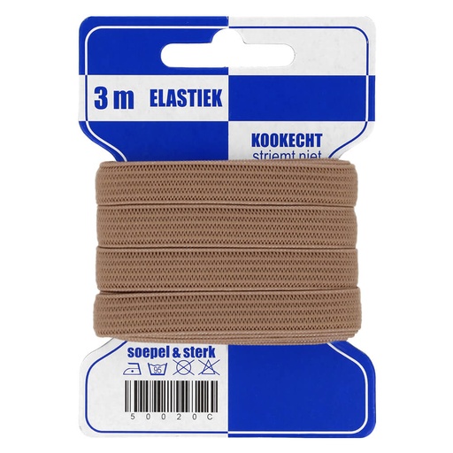 [50020C-916] Blauwe kaart elastiek 10mm3m - 916