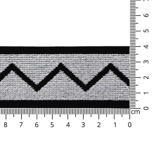 [65745] Elastiek dubbelzijdig zig-zag 40mm