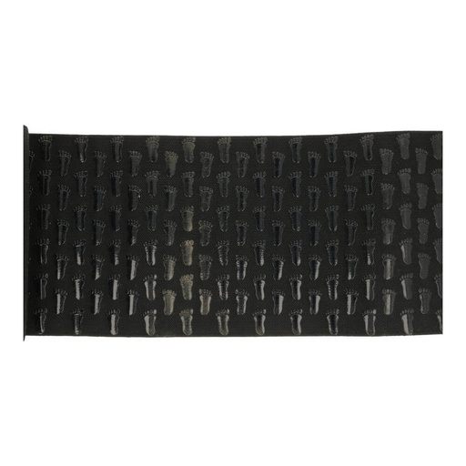 [96270] Antislip voetjes op zwart elastiek 15cm - 3m