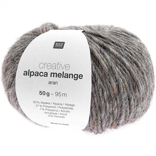 Alpaca Melange grijs  07