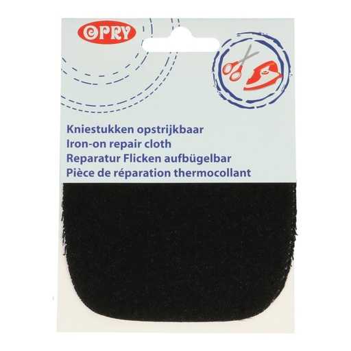 [10272843] Opry Kniestukken opstrijkbaar jeans zwart - 5st