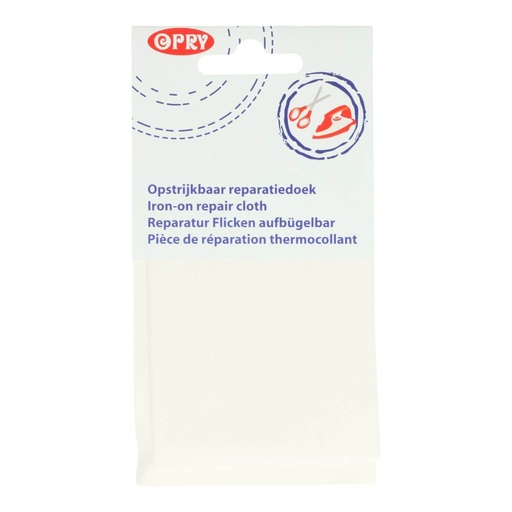 [10210000-009] Opry Reparatiedoek opstrijkbaar 11x25cm - 5st - 009